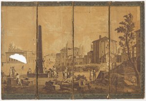 Roma kırsalı by Unknown artist