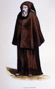 Paltolu Capuchin, dini emirler üzerine bir albümden gravür, Paris by Unknown artist