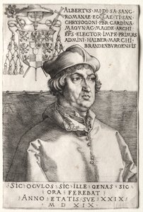 Brandenburg Kardinali Albrecht - Küçük Tabak by Unknown artist
