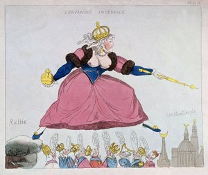 Catherine-II, Avrupa hükümdarları üzerinden Rusya