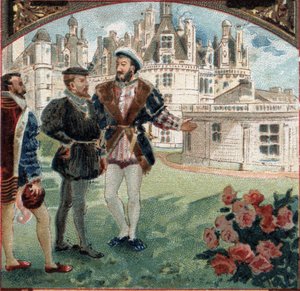 Charles V, Francois I tarafından Chateau de Chambord