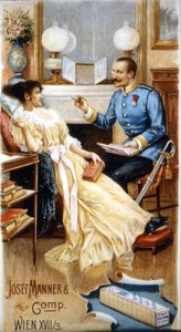 Çikolata reklamı “” Josef Manner & Gomp, Viyana””. by Unknown artist
