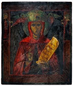 Christ Pantocrator, 1850 dolayları (panelde boya) by Unknown artist