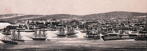 Christiania, Danimarka: şehir görünümü (Genel Görünüm). “” Dünya 168 görüş gösteriyor”” Tarihsiz (19. yüzyılın sonu) by Unknown artist