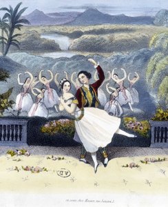 Klasik dans: romantik - çizim, n.d. by Unknown artist