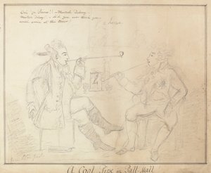 Pall Mall'da Soğuk Boru by Unknown artist
