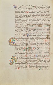 Dekorlu Baş Harfi C; Dekorlu Baş Harfi A by Unknown artist