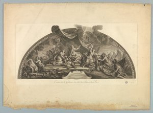 Versay Sarayı'nda Lebrun ve Mignard tarafından süslemeler by Unknown artist