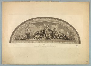 Versay Sarayı'nda Lebrun ve Mignard tarafından süslemeler by Unknown artist