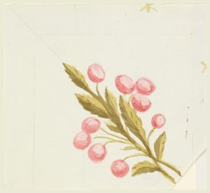 Dokuma veya İşlemeli Bordür için Köşe Motifi Tasarımı by Unknown artist