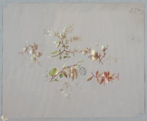 Duvar Kağıdı ve Tekstil Tasarımı: Çiçekler by Unknown artist