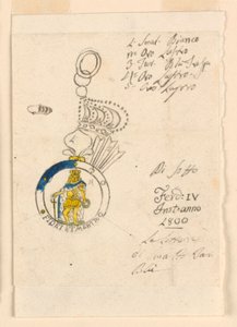 Sicilya Askeri Düzeninin Rozeti için Tasarım by Unknown artist