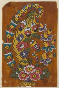 Dokuma Kumaş Motifi İçin Tasarım by Unknown artist