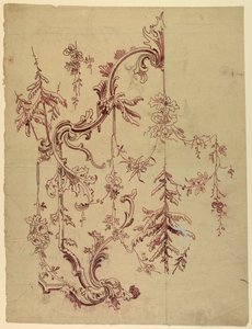 Dokuma veya Baskılı Kumaş veya Wallaper için Tasarım by Unknown artist