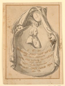 Bir Başrahip İçin Bir Kabir Anıtı Tasarımı by Unknown artist
