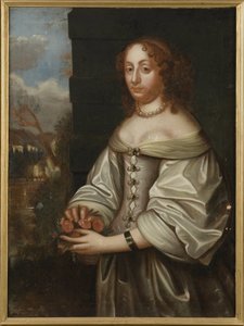 Eleonore Catherine de Deux Ponts Cleebourg, İsveç Prensesi ve Hesse Eschwege Landgravine - Zweibruecken Kontes Palatine Eleonora Catherine (1626-1692), Hesse-Eschwege Landgravine, Anonim . Tuval üzerine yağlıboya. Boyut: 105x77cm. by Unknown artist
