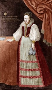 Elizabeth Bathory (tuval üzerine yağlı boya) by Unknown artist