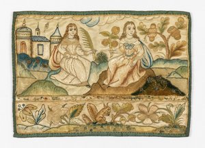 Tabut için işlemeli panel by Unknown artist