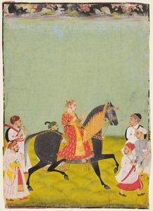 Mewarlı Maharana Raj Singh II'nin Binicilik Portresi (r. 1755–62) by Unknown artist