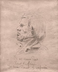 Eugene Delacroix. (çizim, yaklaşık 1850) by Unknown artist