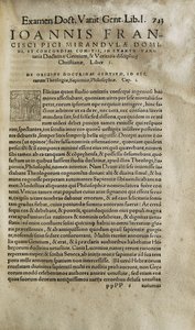 Examination vanitatis doctrinae gentium et veritatis christianae disciplinae by Pico della Mirandola (print) by Unknown artist