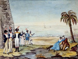 Bir yerleşimcinin infazı: 1791