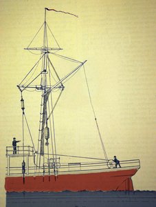 Voeringen seferi, 1876-1878 civarında Kuzey Atlantik