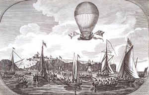 İngiliz Kanalının ilk hava geçişi by Unknown artist