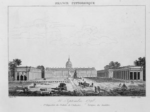 Endüstriyel ürünlerin ilk sergisi: Portique des Invalides, 10 Eylül by Unknown artist
