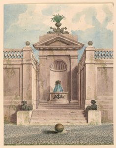 Bir Niş içinde Çeşme by Unknown artist