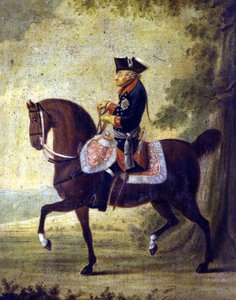 Büyük Frederick, Prusya Kralı (1712-1786). Resmin çerçevesinin altında “” yazıyor... Berlin 1776. Museo del Risorgimento. Milano by Unknown artist