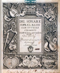 Agostino Agazzari tarafından del sonare sopra il basso