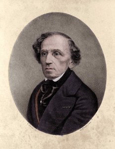 Giacomo Meyerbeer (1791-1864), Alman besteci. by Unknown artist