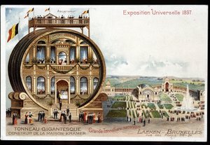 Devasa fıçı - Maison Kramer - Brüksel