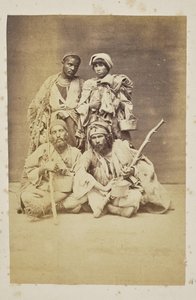 [Dört köylünün grup portresi] by Unknown artist