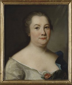 Hedvig Charlotta Nordenflycht, poetesse suedoise - Şair Hedvig Charlotta Nordenflycht (1718-1763), Anonim portresi. Tuval üzerine yağlıboya. Boyut: 47x40 cm. Ulusal Müze Stockholm by Unknown artist