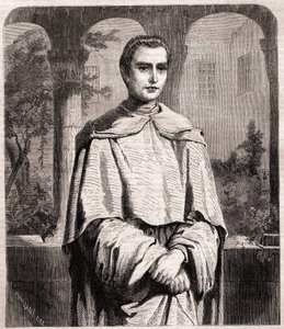 Henri Lacordaire. Fransız rahip ve Dominik 1802-1861. by Unknown artist