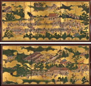 Kamo Tapınağı'nda At Yarışı by Unknown artist