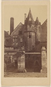 Hotel de la Croix Blanches, Tours. by Unknown artist