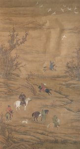 Atlarda Avlanma by Unknown artist