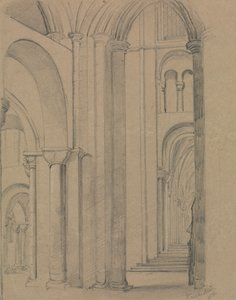 Winchester Katedrali'nin içi by Unknown artist