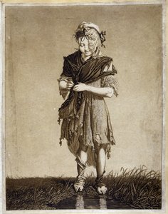 İrlandalı kız - oyma by Unknown artist