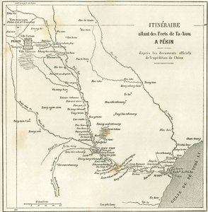 Tien Tsin (Tien-Tsin, Tianjin) yakınlarındaki Hai He Nehri boyunca Pekin