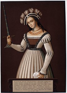 Jeanne la Maid, kılıçlı - H. Wallon tarafından “” Jeanne d