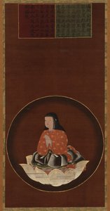 Bir nilüfer üzerinde oturan bir çocuk olarak Kobo Daishi by Unknown artist