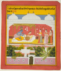 Krishna ve Radha Köşkte, Bihari