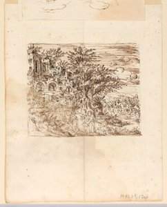 Manzara; Verso: Grotesk Tasarım by Unknown artist