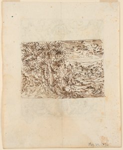 Manzara; Verso: Grotesk Tasarım by Unknown artist