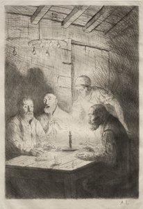 sefalet akşam yemeği by Unknown artist