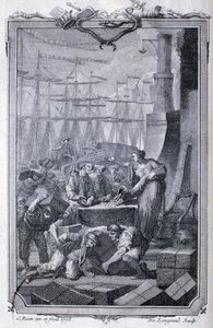 Kolonilerle ticaret (kahve dahil) - G.T. Raynal, ed. Pelet, Cenevre by Unknown artist